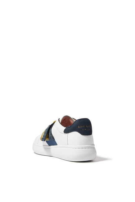 Lexi Pavé Leather Sneakers